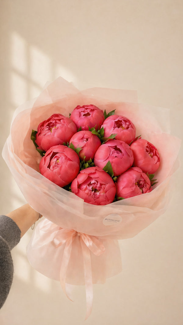 Peonies Coral Charm